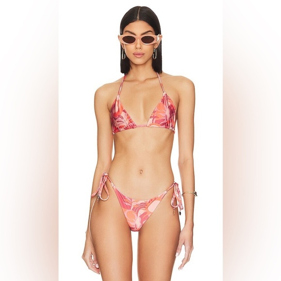 Beach Riot Other - Beach Riot Winona Bikini Top Bottom in Desert Oasis Size Medium